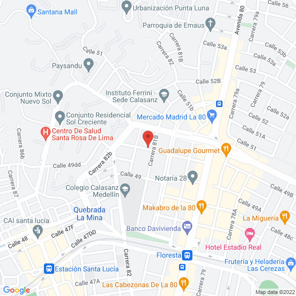 Mapa de Suservicomp