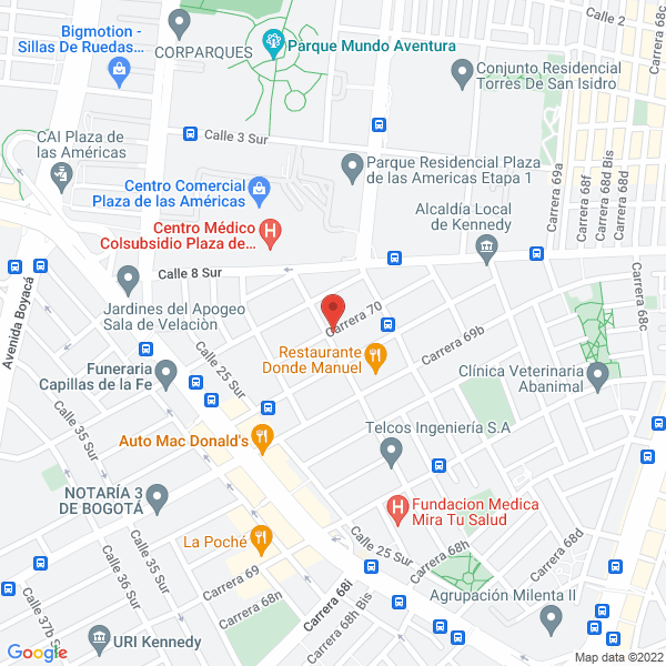 Mapa de San Valentín