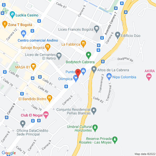 Mapa de Sancho Panza Panadería Restaurante