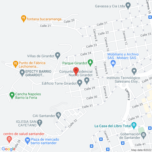 Map of Tintorería Y Lavandería Tinte Sport