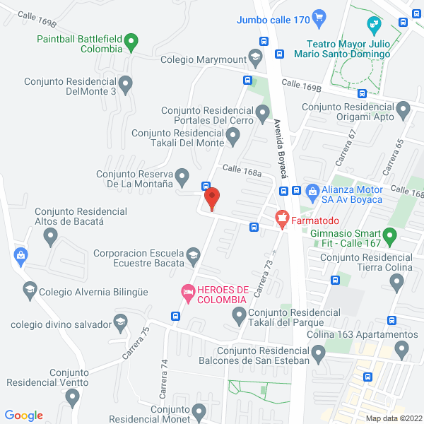 Mapa de Tipografía Caribia