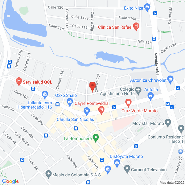 Mapa de Alonso Rojas Mudanzas Nacionales S.A.S.