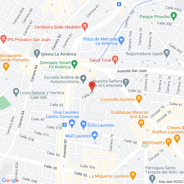 Mapa de Fumigaciones Industriales Ltda.