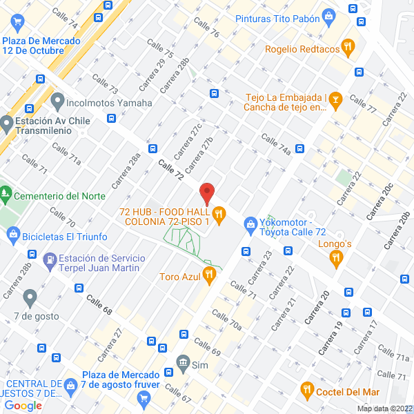 Mapa de Domanco Y CIA. Ltda.