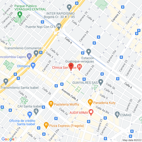 Mapa de Almacén Y Fábrica De Rockolas Mac