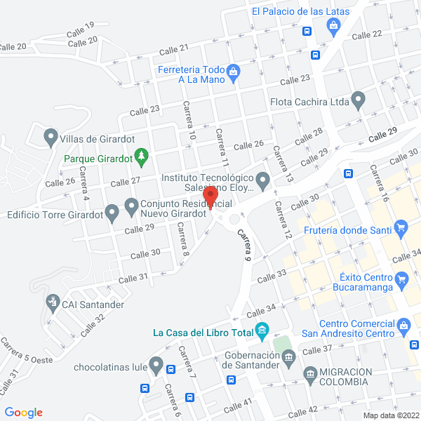 Map of Almacen Y Taller Rueda Motos