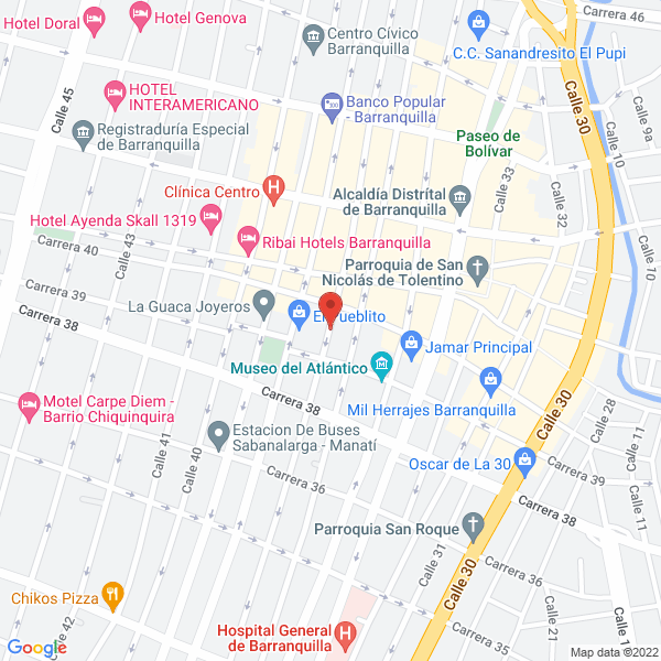 Map of Almacén Y Taller Vamos A Coser