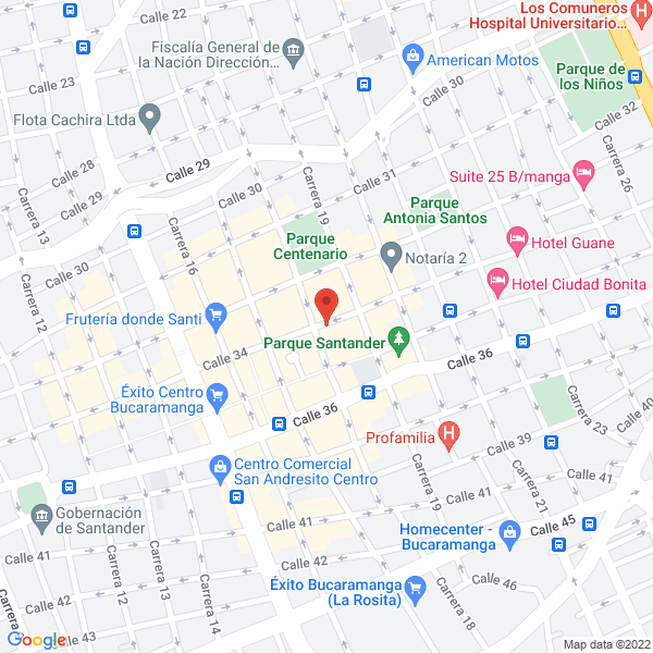 Map of Almacén Punto 34