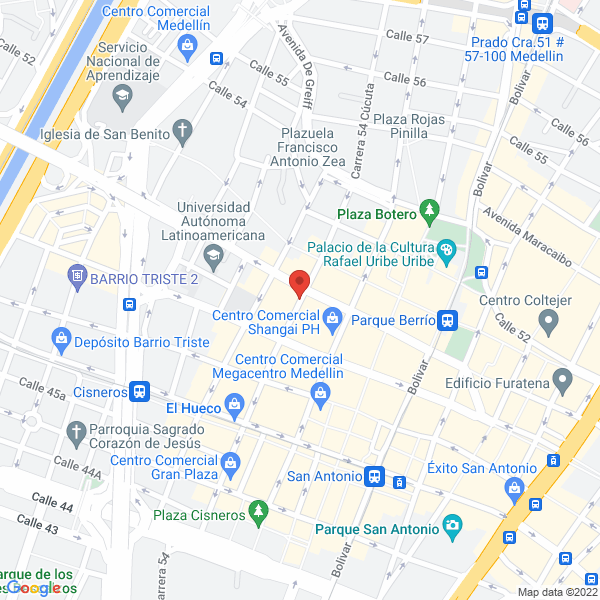 Mapa de Almacén De Repuestos La Puntada Medellín