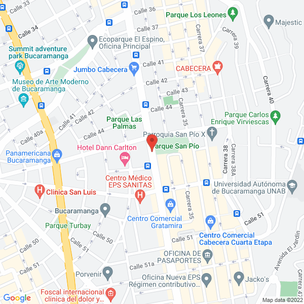 Map of Almacén Discos Leo
