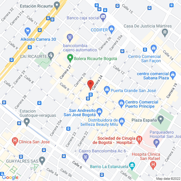 Mapa de Almacen Bellisima Mujer