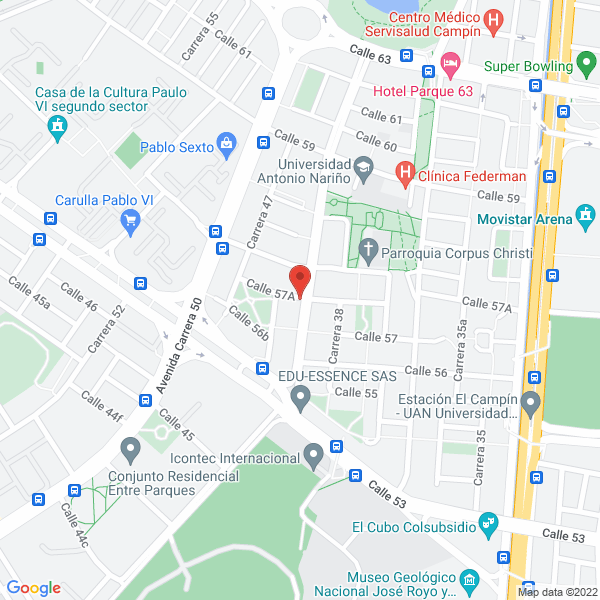 Mapa de Am Soluciones En Seguros Ltda.