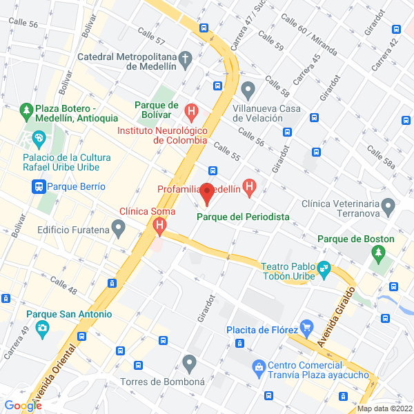 Mapa de Aparcadero La Pirámide