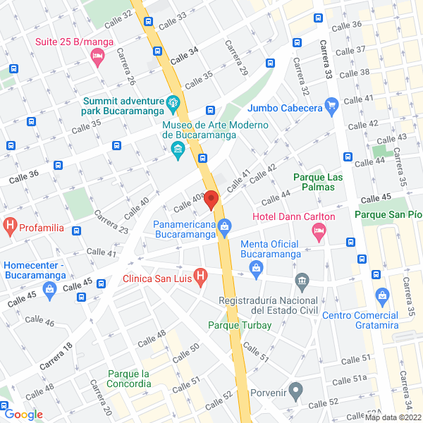 Map of Irena María Aponte Cihak Psicóloga - Quiero Clientes