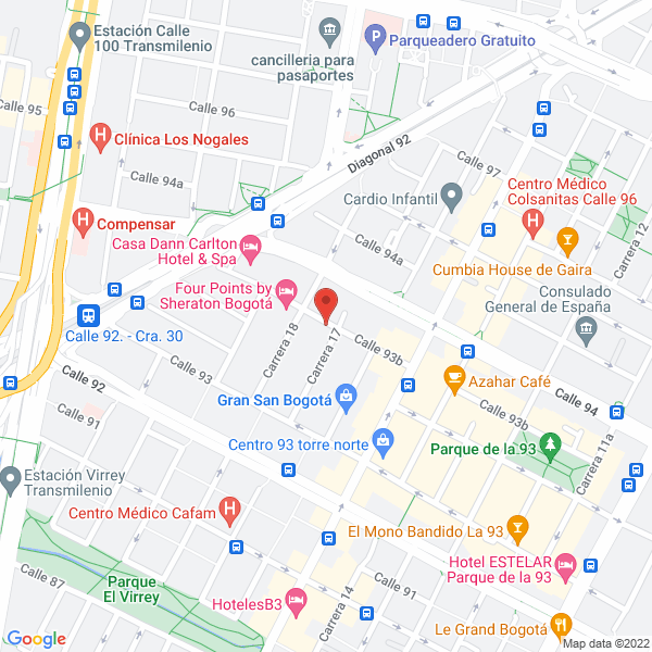 Mapa de Applica De Colombia Ltda.