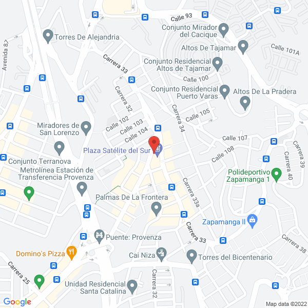 Map of Americana De Desechables