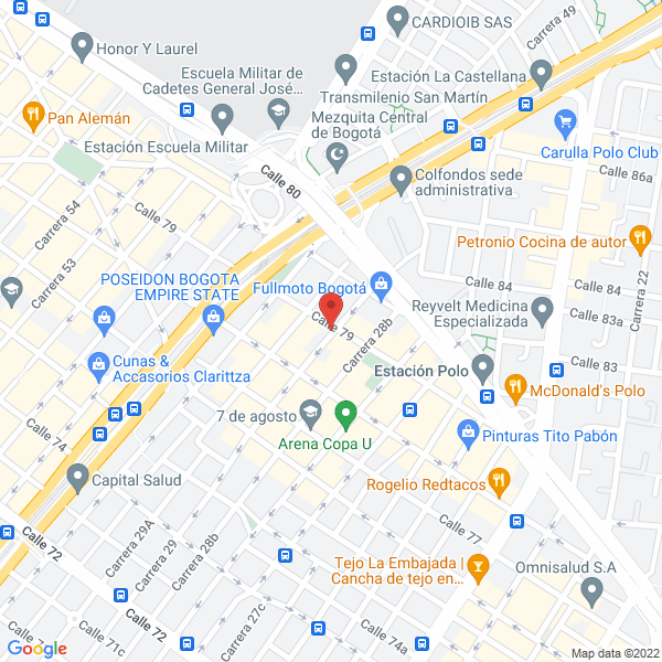 Mapa de Americana Tecnicomputo