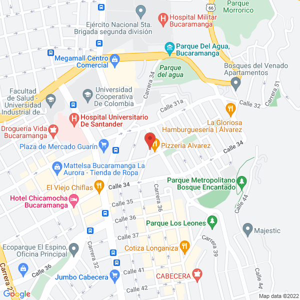 Map of Andrea Floristería