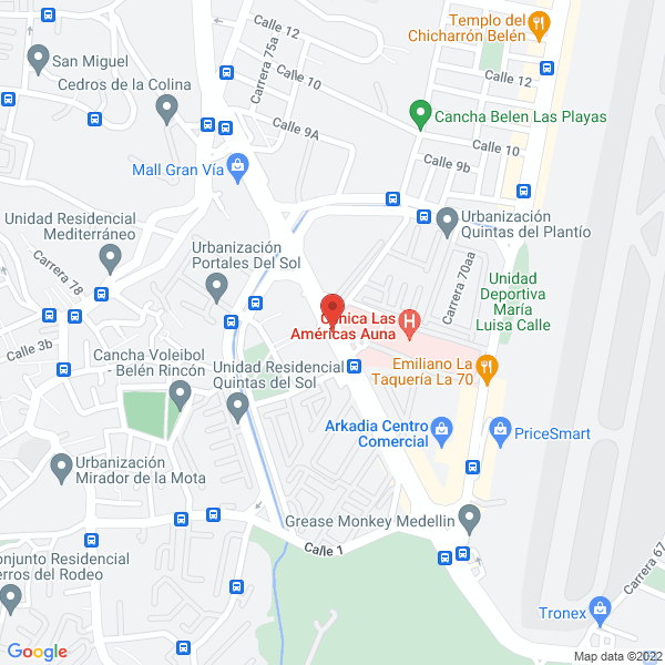 Mapa de Angel Salazar Gloria María