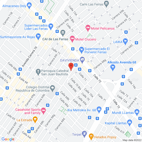 Mapa de Alpatex Decoraciones