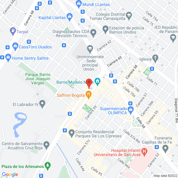 Mapa de Alpha 1 S.A.