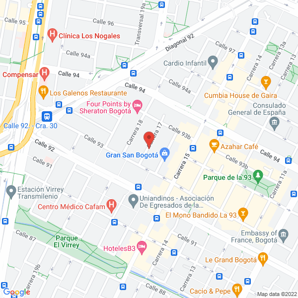 Mapa de Alpha Consultores Ltda.