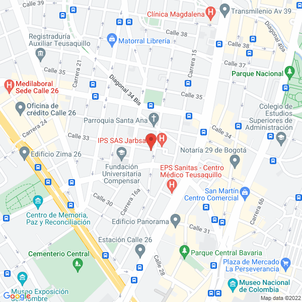 Mapa de Alpha Seguridad Privada Ltda.