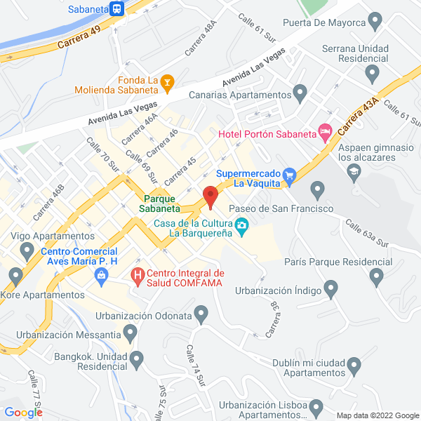 Mapa de Almacén Pekitas Tienda