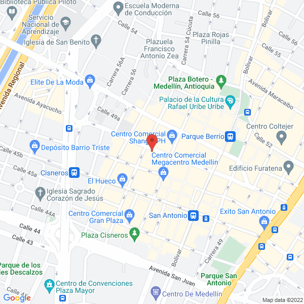 Mapa de Almacén Pigüiros Medellín