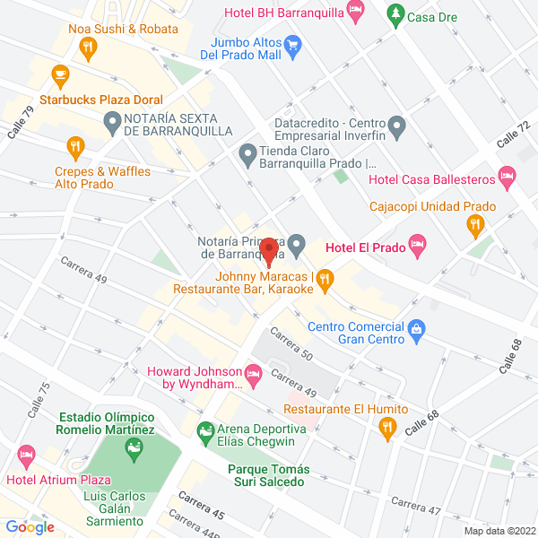 Map of Almacén Surtitoner