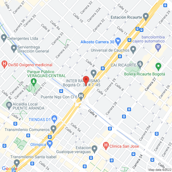 Mapa de Amparo Persianas