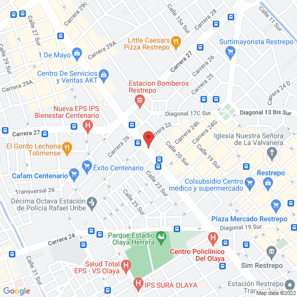 Mapa de Amv Publicidad