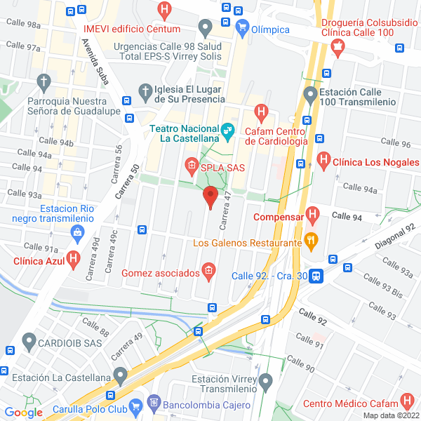 Mapa de Ana B Méndez Correa