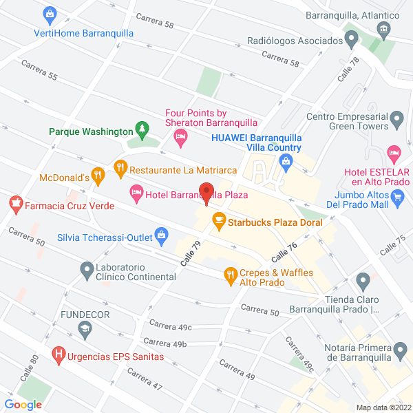 Map of A.M. Travel Ltda.