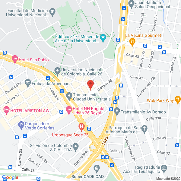 Mapa de Amerlab E.U.