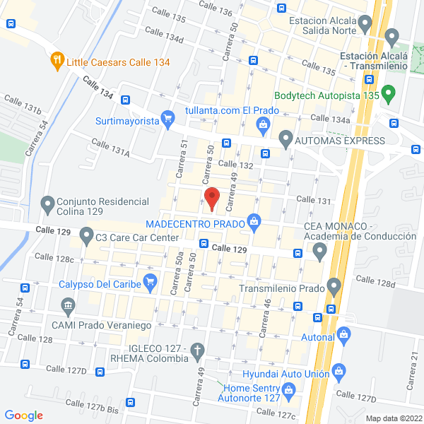 Mapa de Aml Constructores S.A.S.