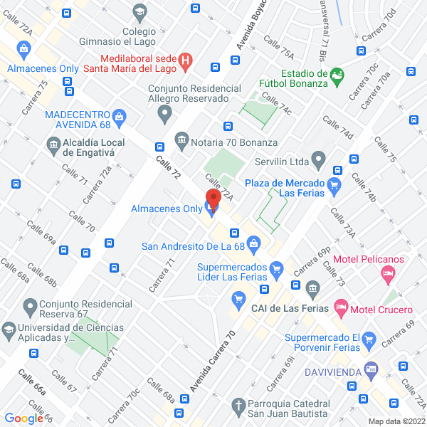 Mapa de Amobladora Celi
