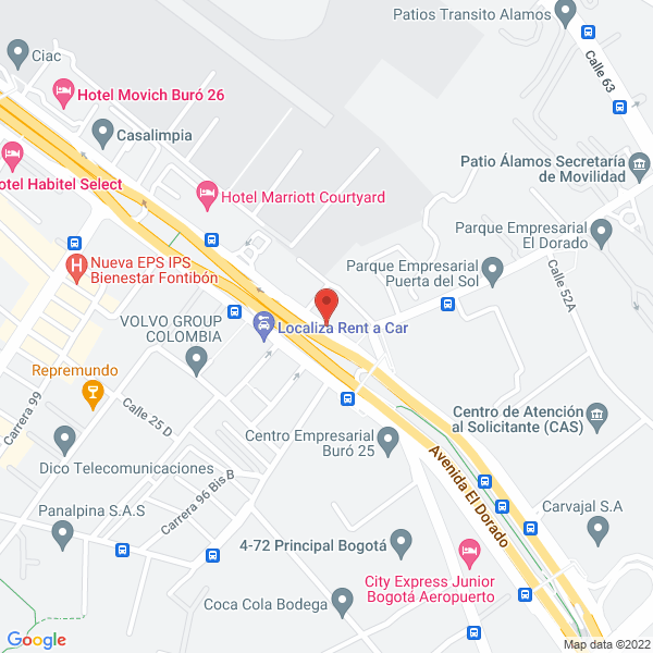 Mapa de Grupo El Dorado Ltda.