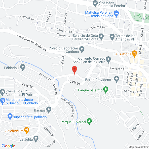 Mapa de Amore Tienda De Alquiler