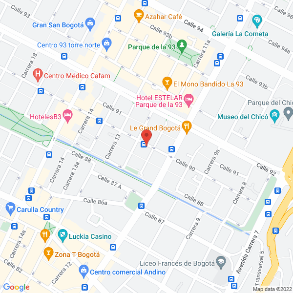 Mapa de Amper Colombia
