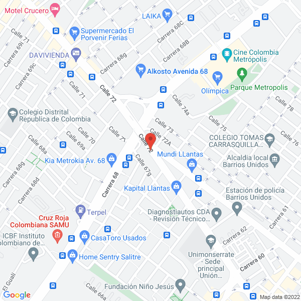 Mapa de Amv Eventos Y Logística S.A.S.