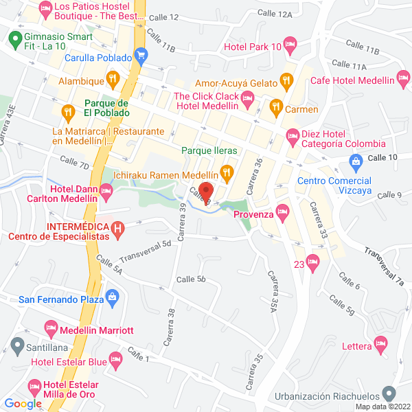 Mapa de Anticuario J.Cuervo