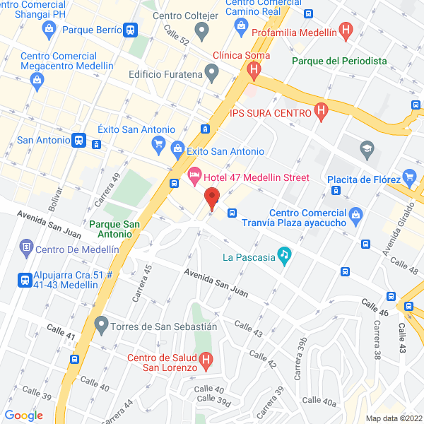 Mapa de Antioqueña De Quesos