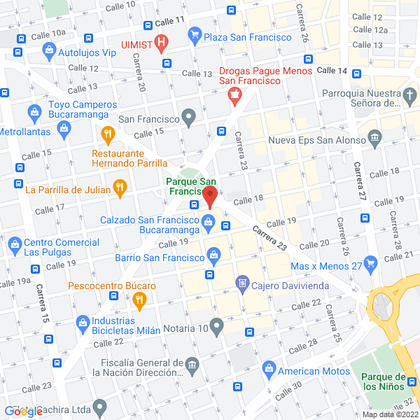 Map of Antologia Del Vallenato
