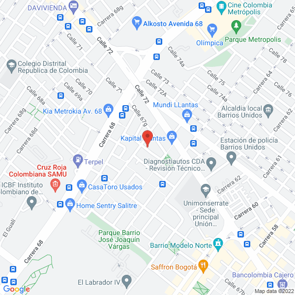 Mapa de Ap Arte Y Producciones E.U.