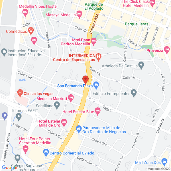 Mapa de Arrendamientos Vip