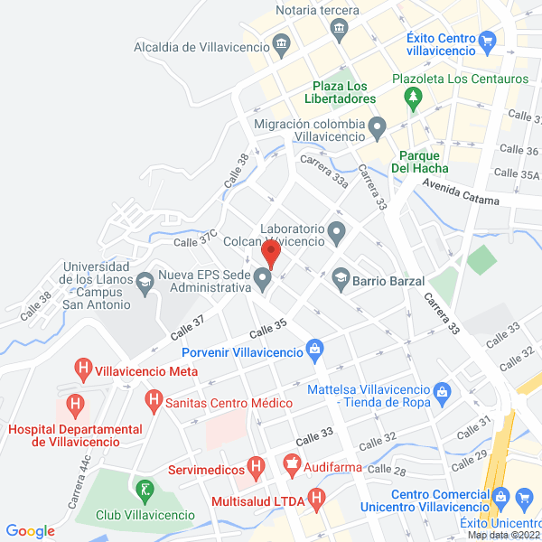 Map of Animalisis Laboratorío Clínico