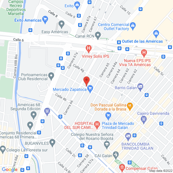 Mapa de Anipack Ltda.