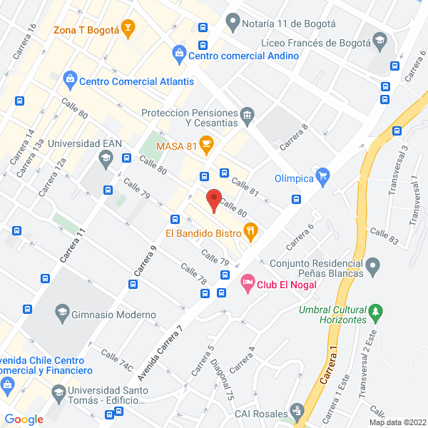 Mapa de Spacios San Antonio