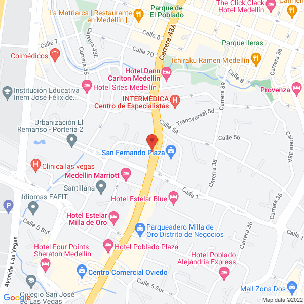 Mapa de Grupo Innmobiliario S.A.S.